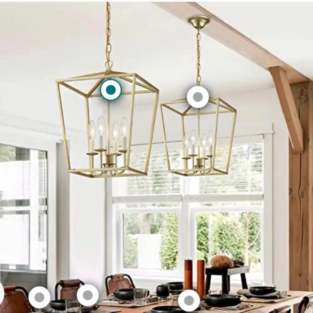 ANJIADENGSHI Vintage Lantern Pendant Light Lantern - Selzalot