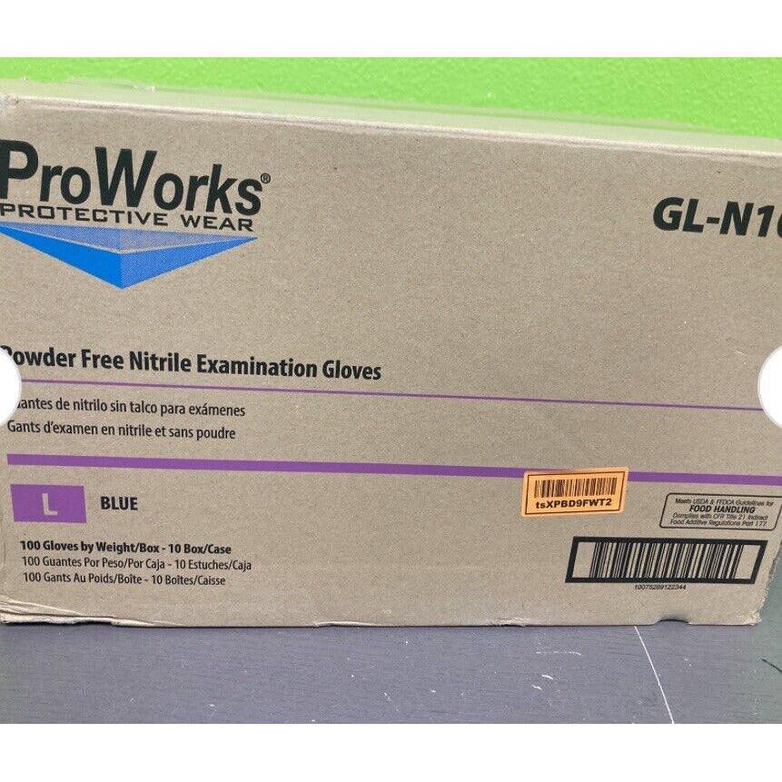 ProWorks Industrial Grade Nitrile Exam Gloves 4 mil - Selzalot